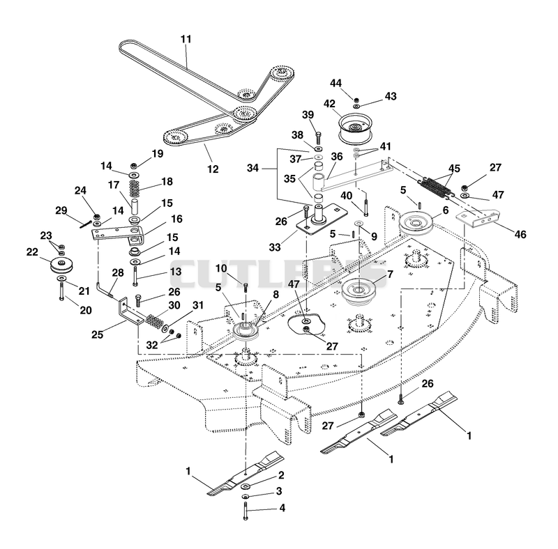 Belts, Idlers And Blades