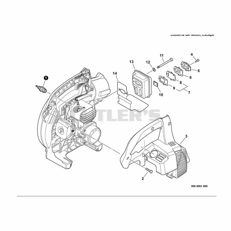 Engine Cover, Exhaust