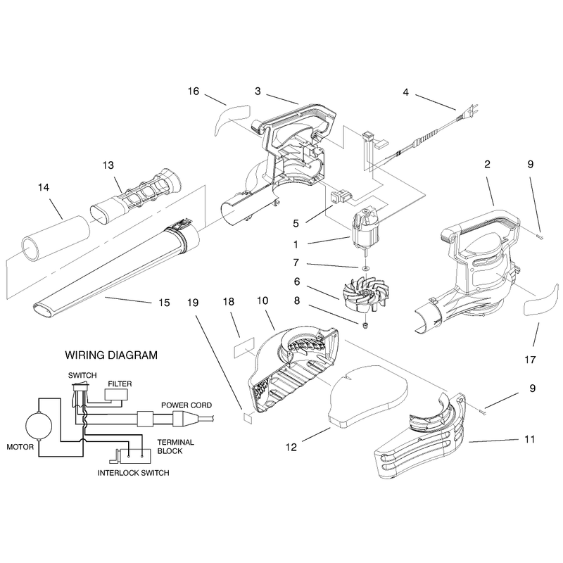Blowervac Assembly