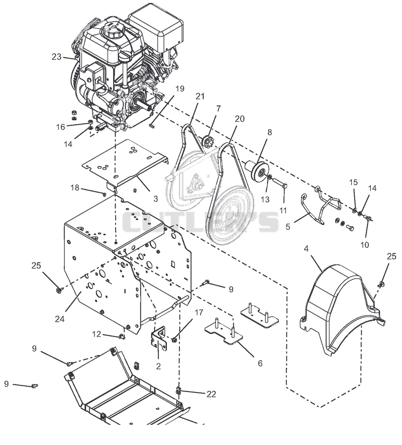 Engine And Frame