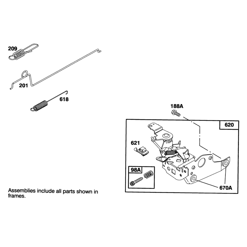 Engine Briggs and Stratton Model 122702-0206-01