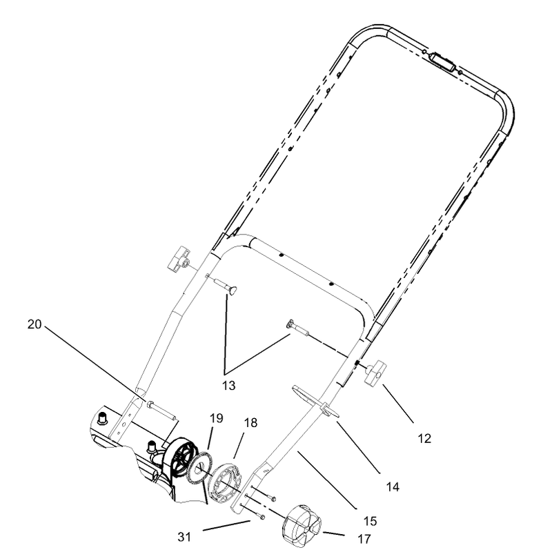 Lower Handle and Control Assembly