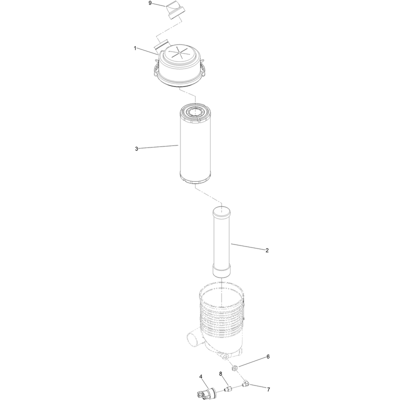 Air Cleaner Assembly No 142-7201
