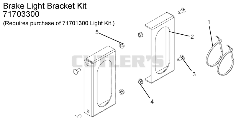 Brake Light Bracket Kit