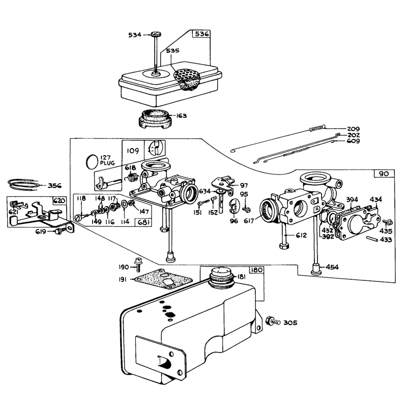 Model 299448 Carburetor Assembly