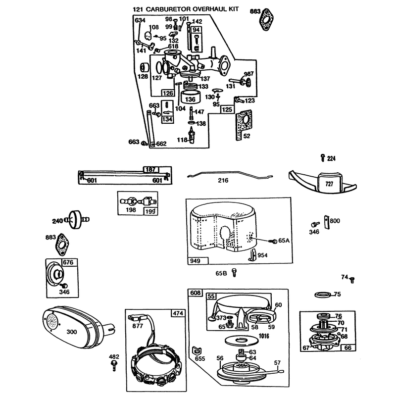 Briggs and Stratton Model No 281706-0180-01 Continued