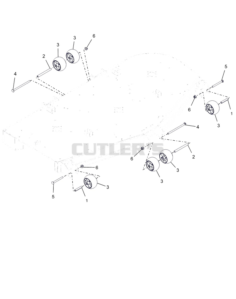 Anti-Scalp Wheels - 72"
