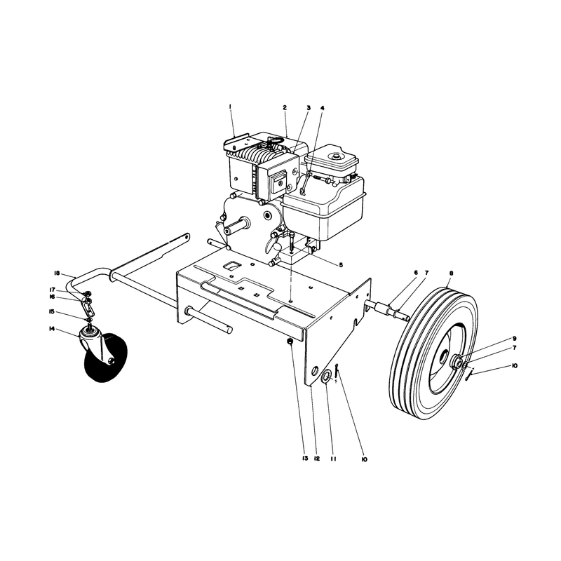 Engine and Base Assembly Model 62912