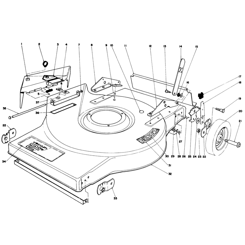 Mower Housing Assembly Model 16860