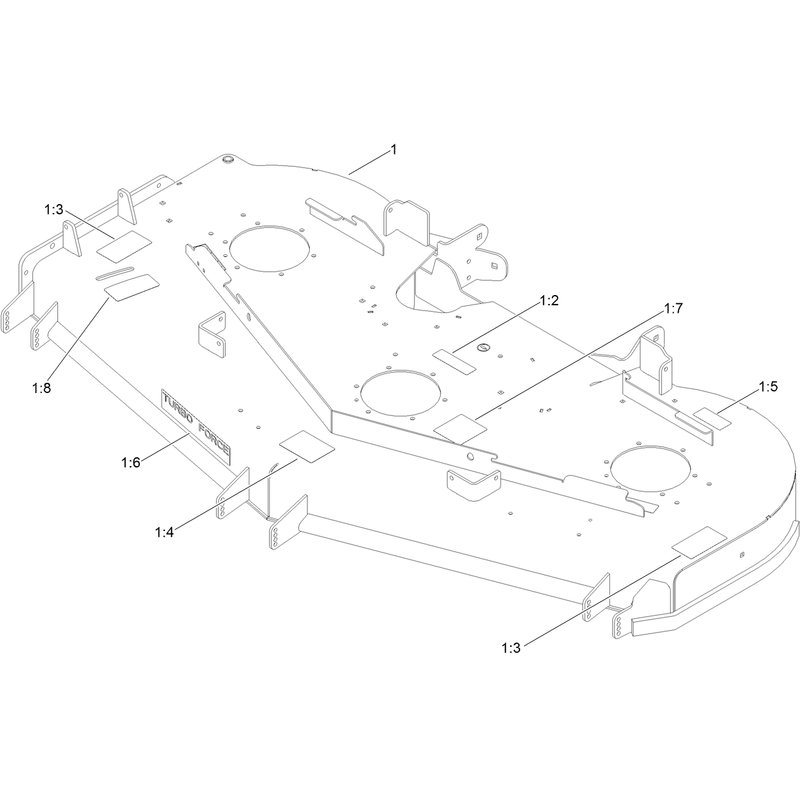 Deck Decal Assembly No 140-1170