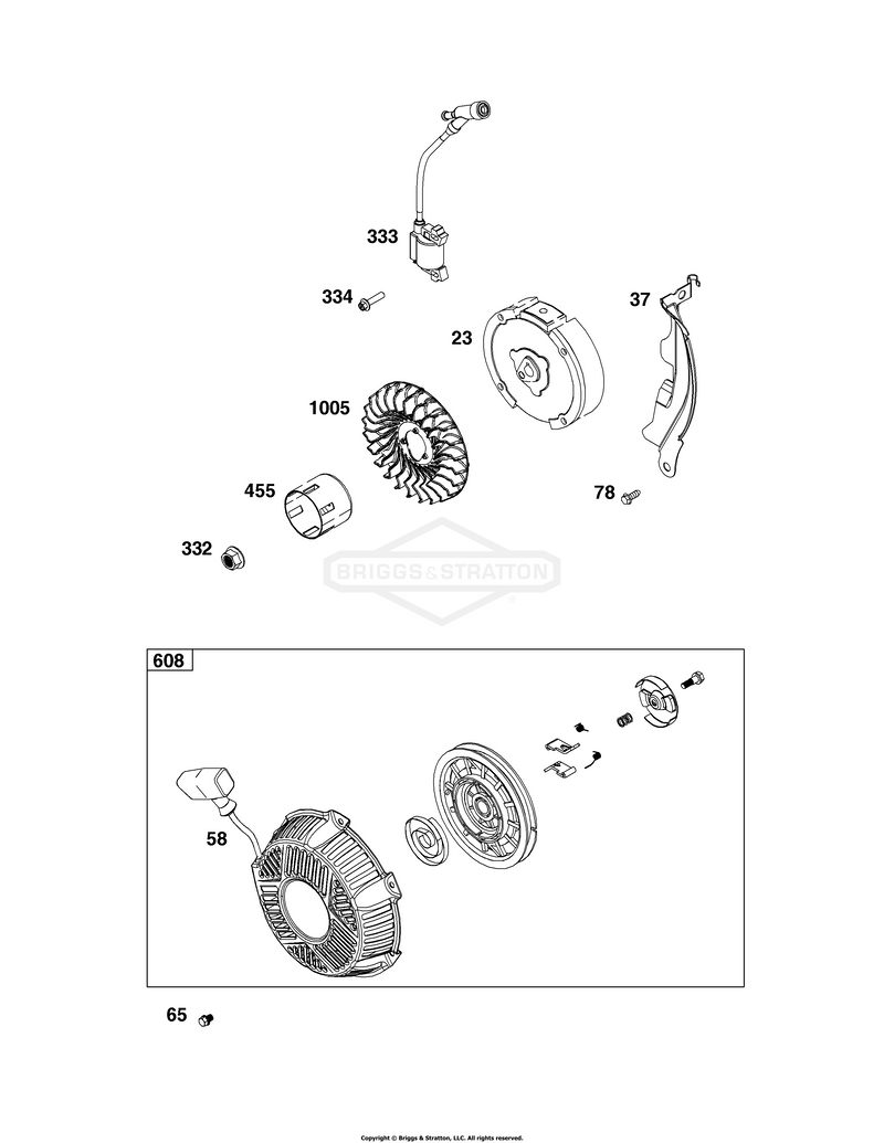 Flywheel, Ignition and Starter Group
