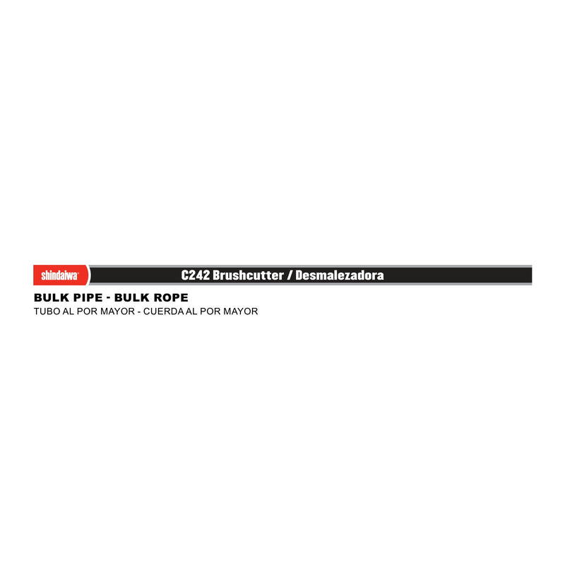 BULK PIPE - BULK ROPE