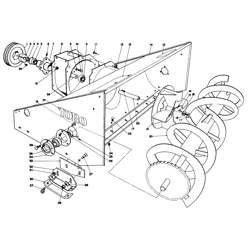 48in Snowthrower Model No 30570