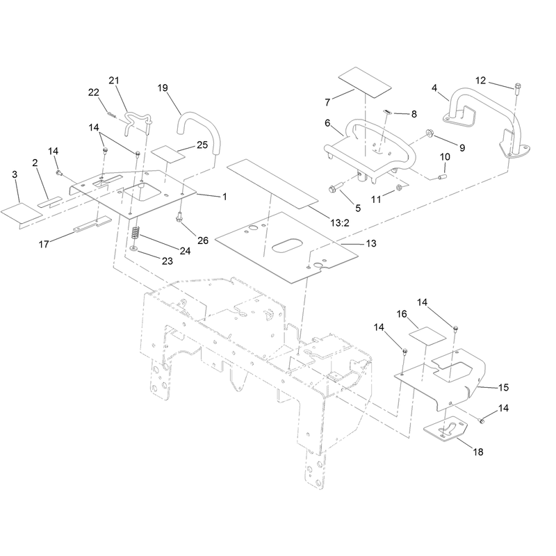 Control Handle and Reference Bar Assembly