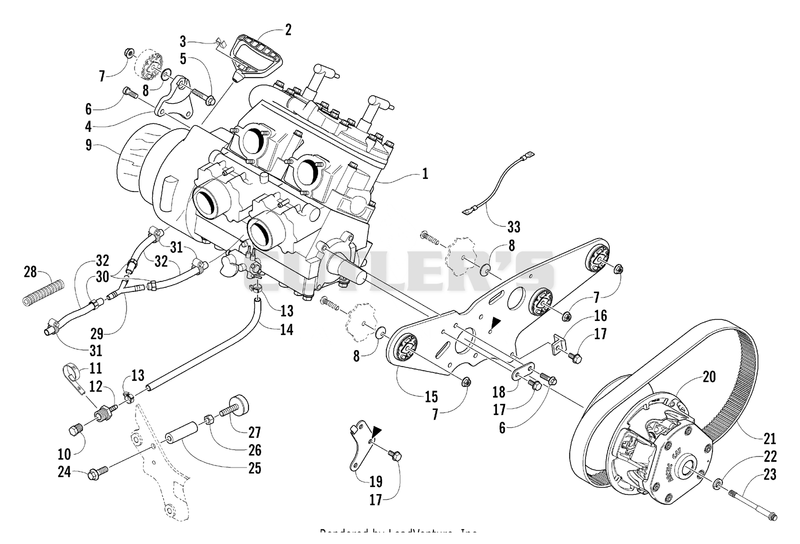 ENGINE AND RELATED PARTS [80856]