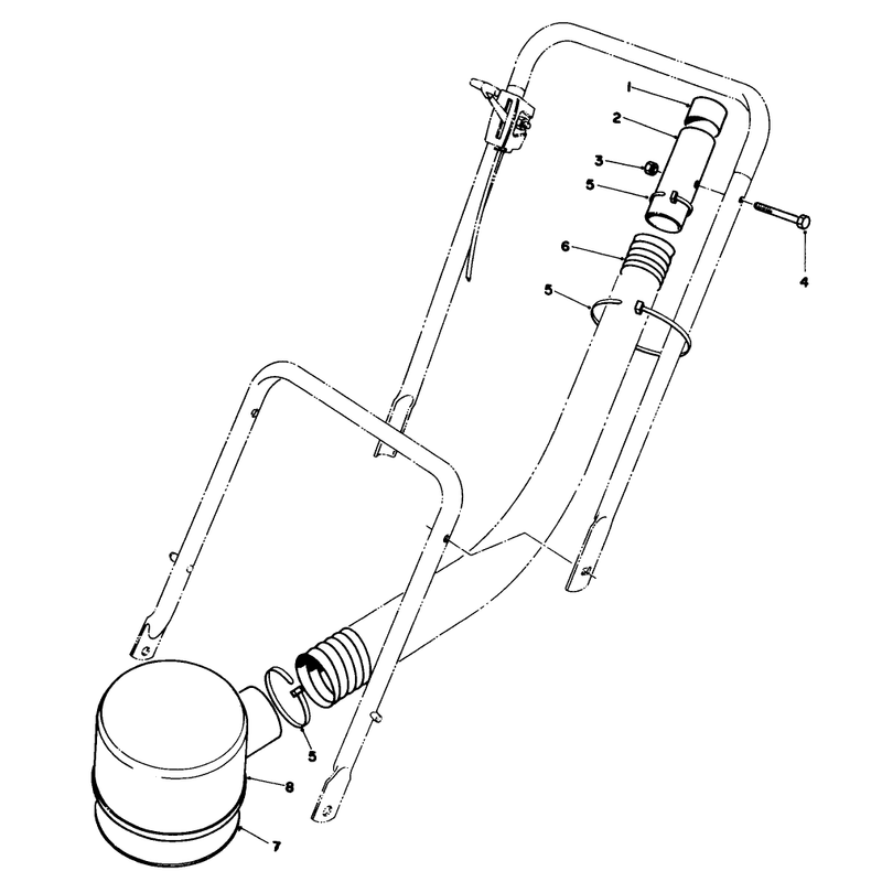 Remote Air Cleaner Kit No 43-6940 Optional