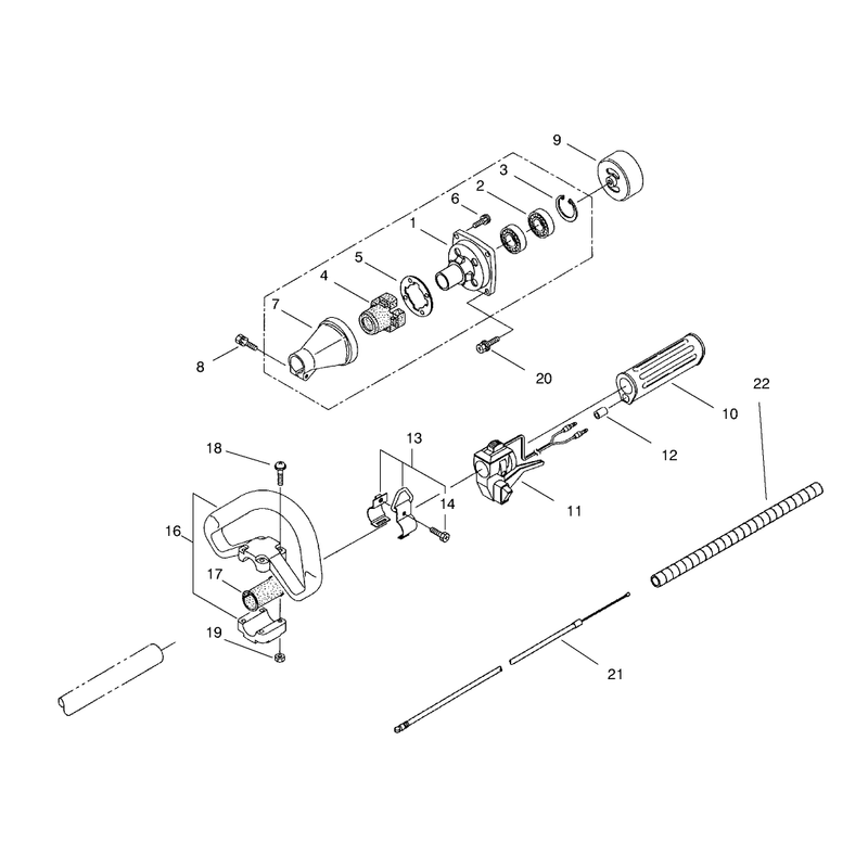 Clutch And Handle Assembly