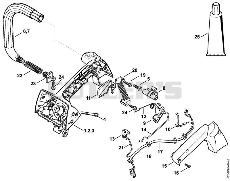 Handle housing