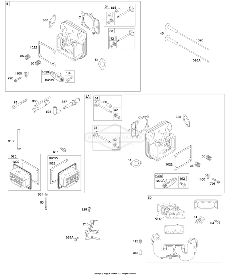 Cylinder Head, Rocker Arm Cover, Intake Manifold