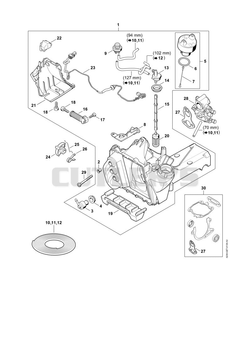 Tank housing