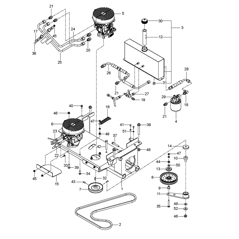 HYDRAULIC PUMP - MOTOR