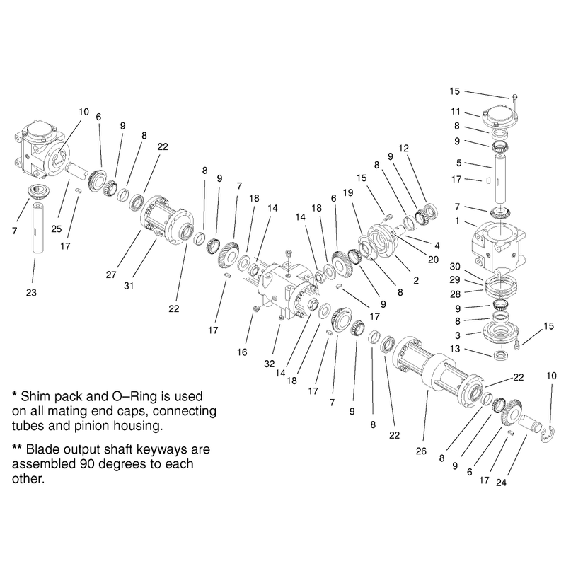 Gearbox Assembly No 99-0244