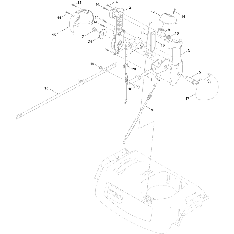 Chute Control Assembly