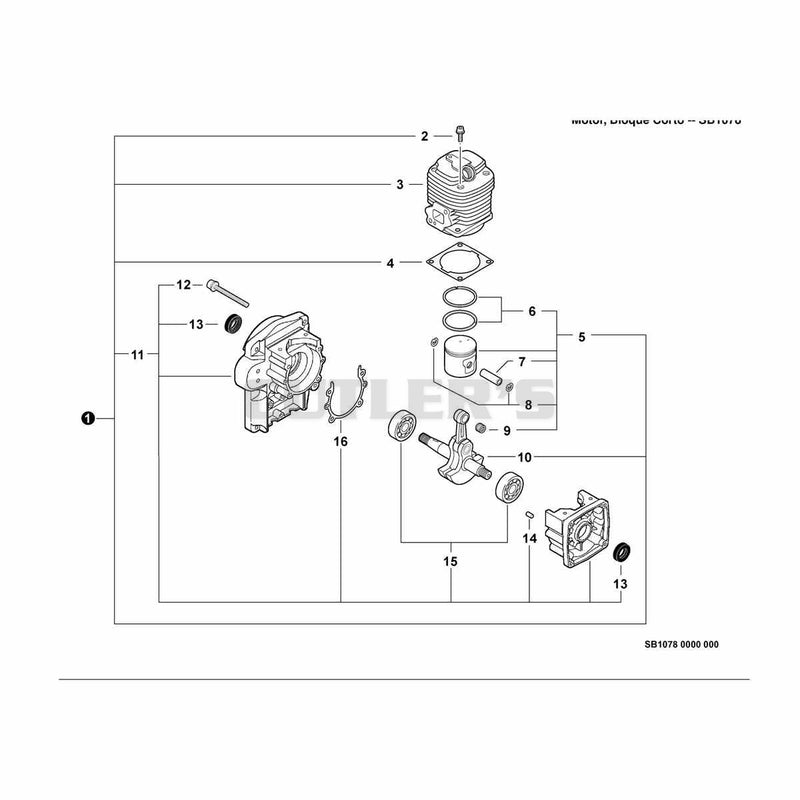 Engine, Short Block -- SB1078