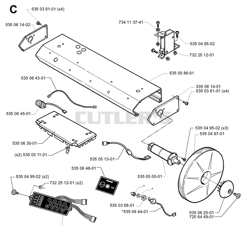 ELECTRONIC & WHEEL MOTOR HOUSING 6