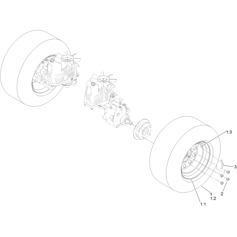 Rear Wheel Assembly