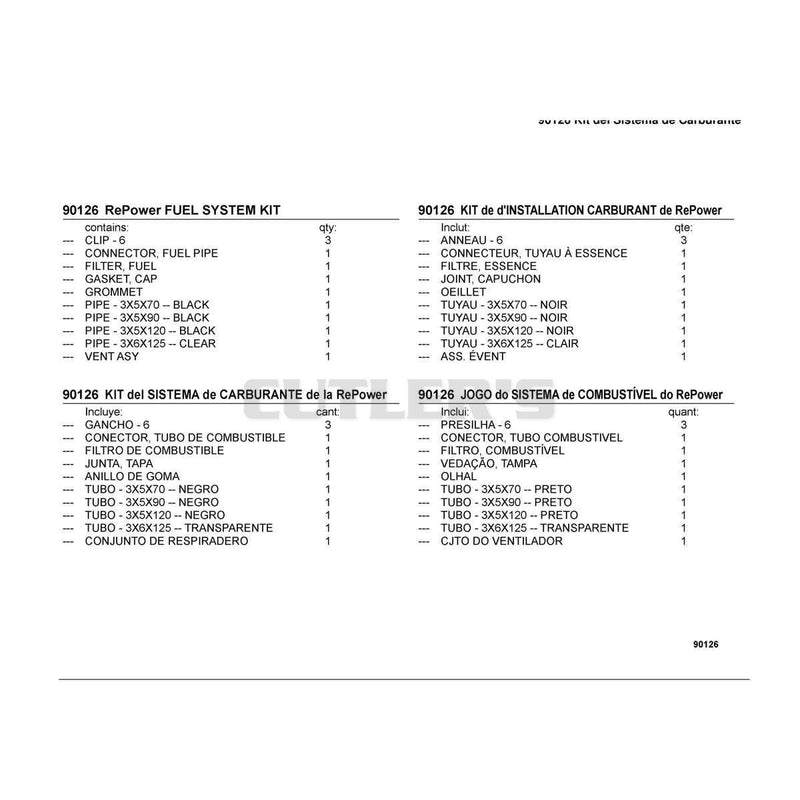 90126 RePower FUEL SYSTEM KIT