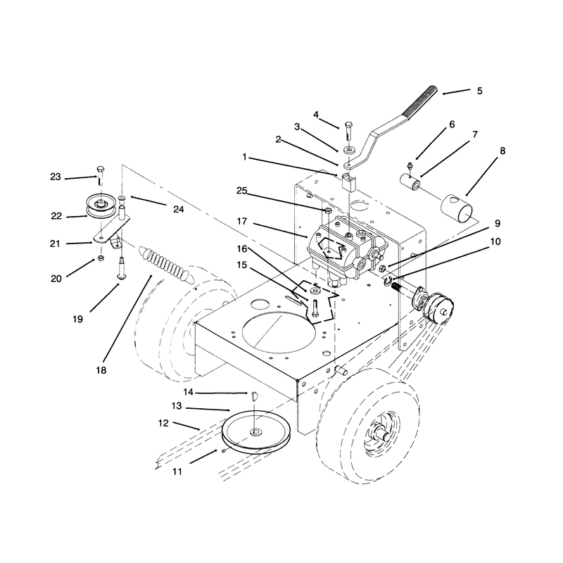 Transmission Idler Drive Pulleys and Drive Belts