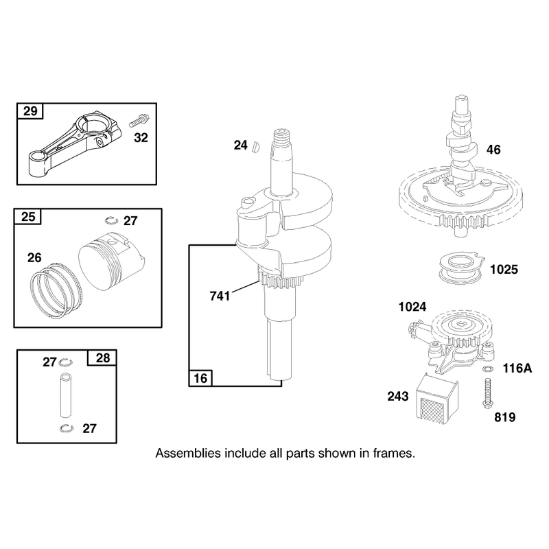 Engine Briggs and Stratton Model 303776-1188-A1