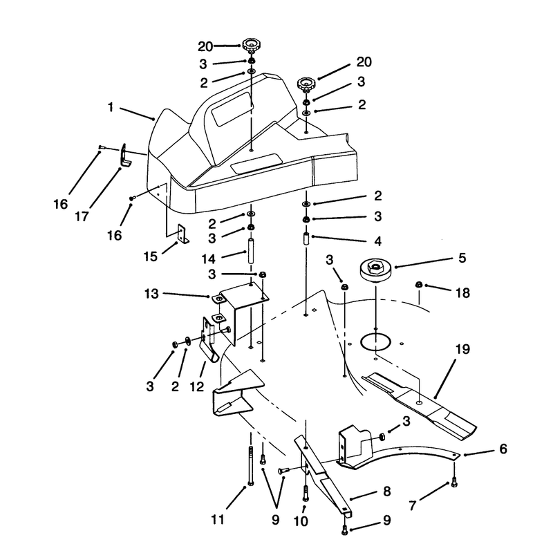Pulley & Shield Assembly