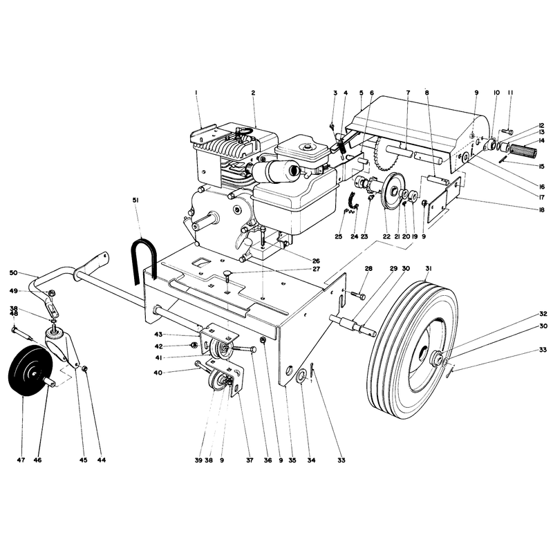 Engine and Base Assembly Model 62922