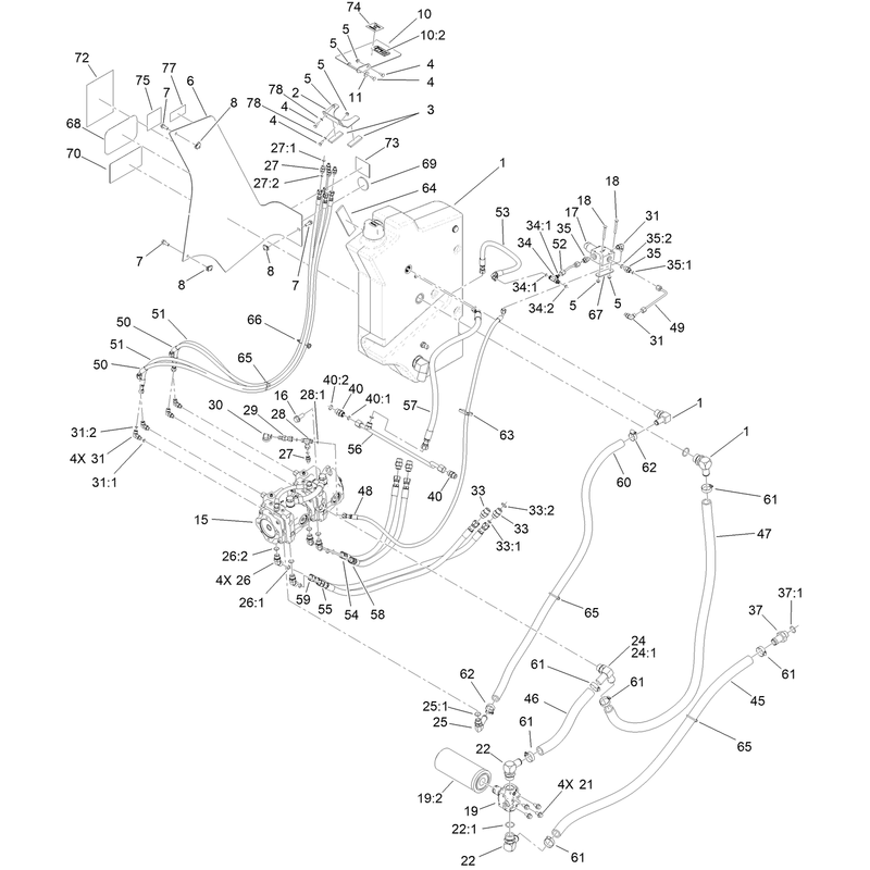 Traction Hydraulics Assembly