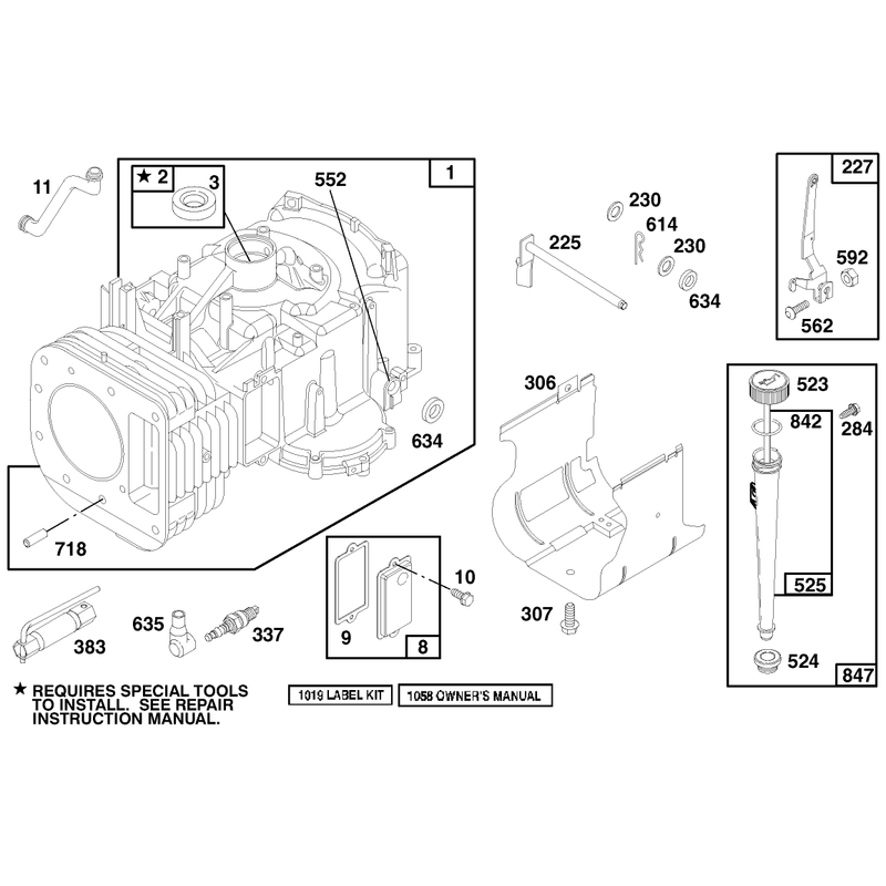Engine Briggs and Stratton Model 28n777-0174-01