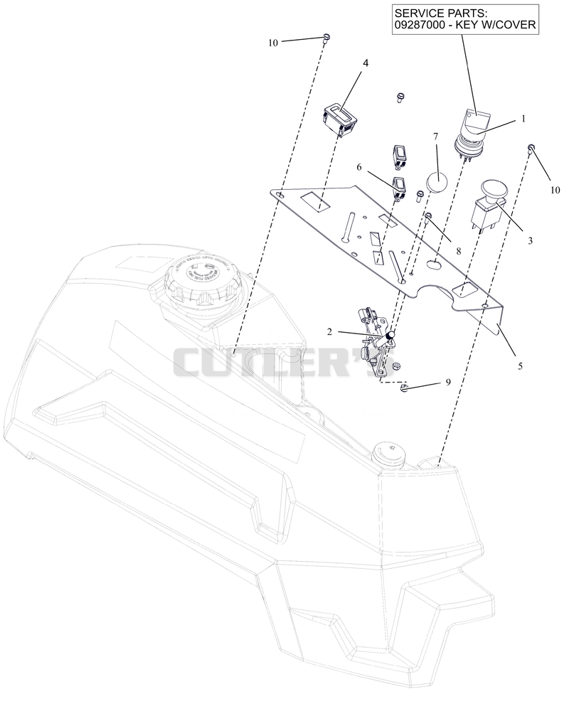 Control Panel - Yamaha EFI