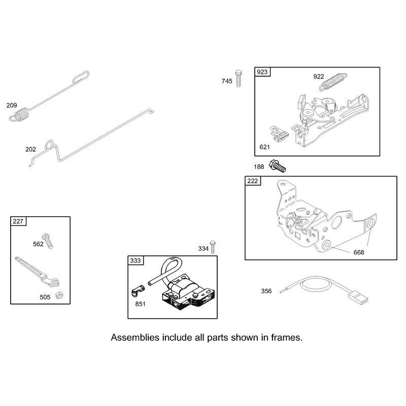 Governor Assembly Briggs and Stratton Model 12H802-1720-B1