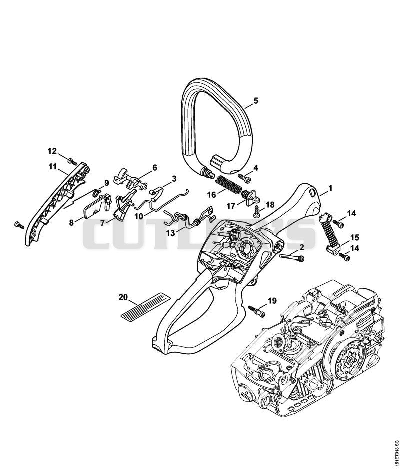 Handle housing