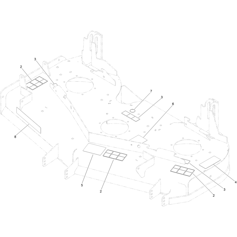 Deck Decal Assembly No 131-7664