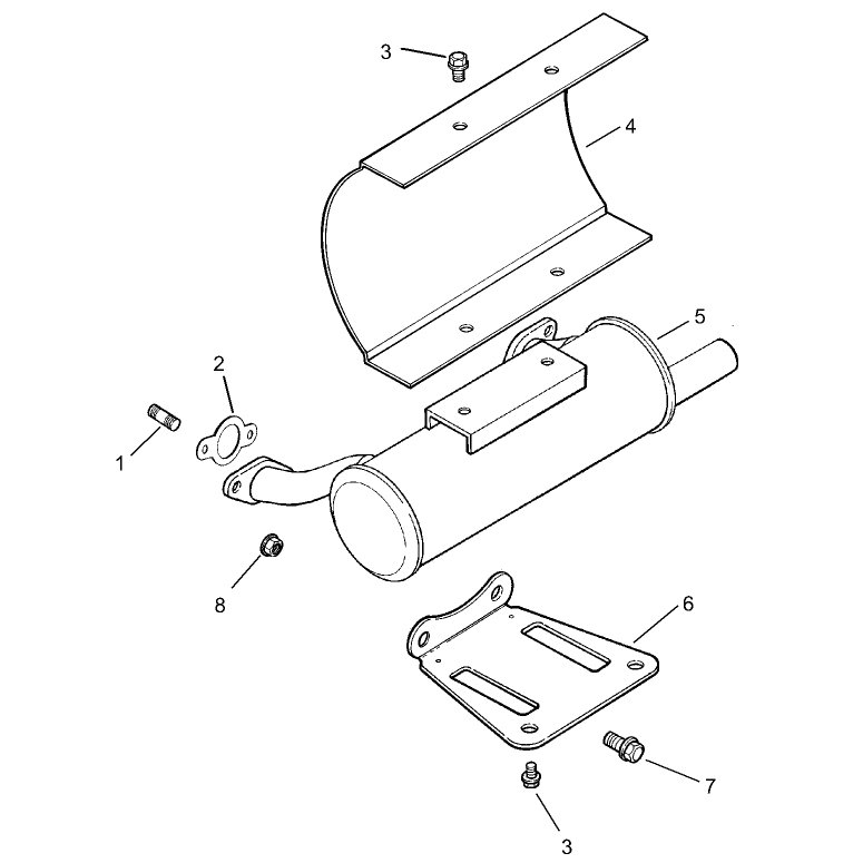 Group 11 Exhaust Assembly Kohler CH23S-76569