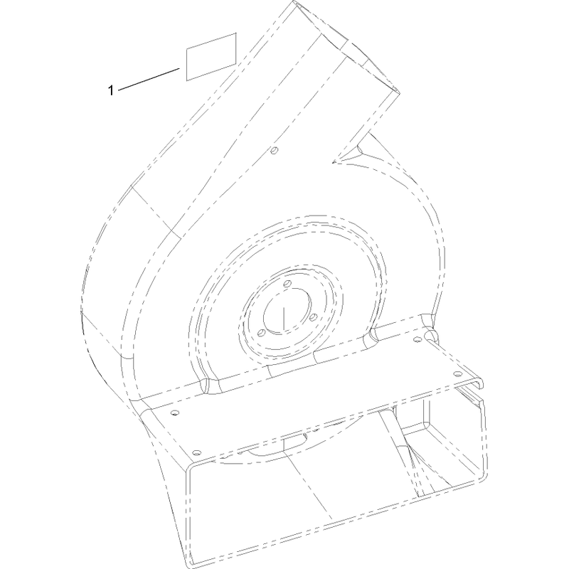 Blower Housing Decal Assembly