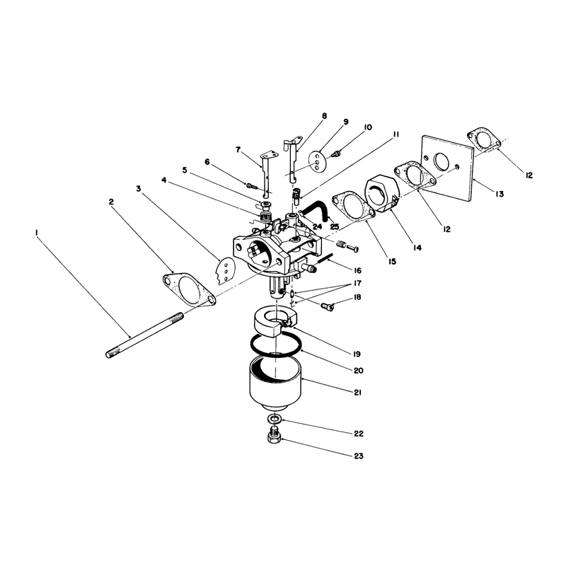 Carburetor Assembly Model No 47ph7