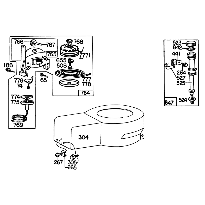 Starter and Shroud Assembly Model 92908-1956-01