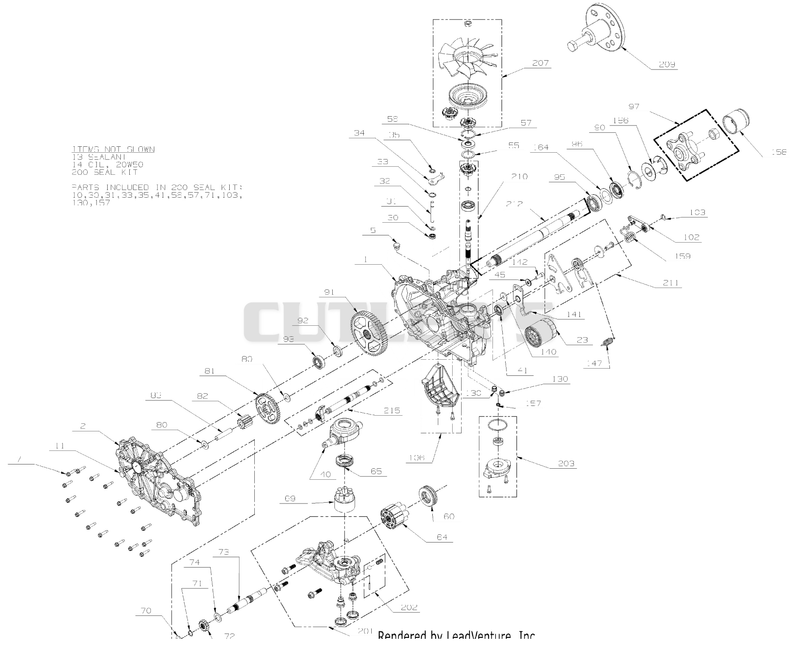 Transmission, LH - 05189900