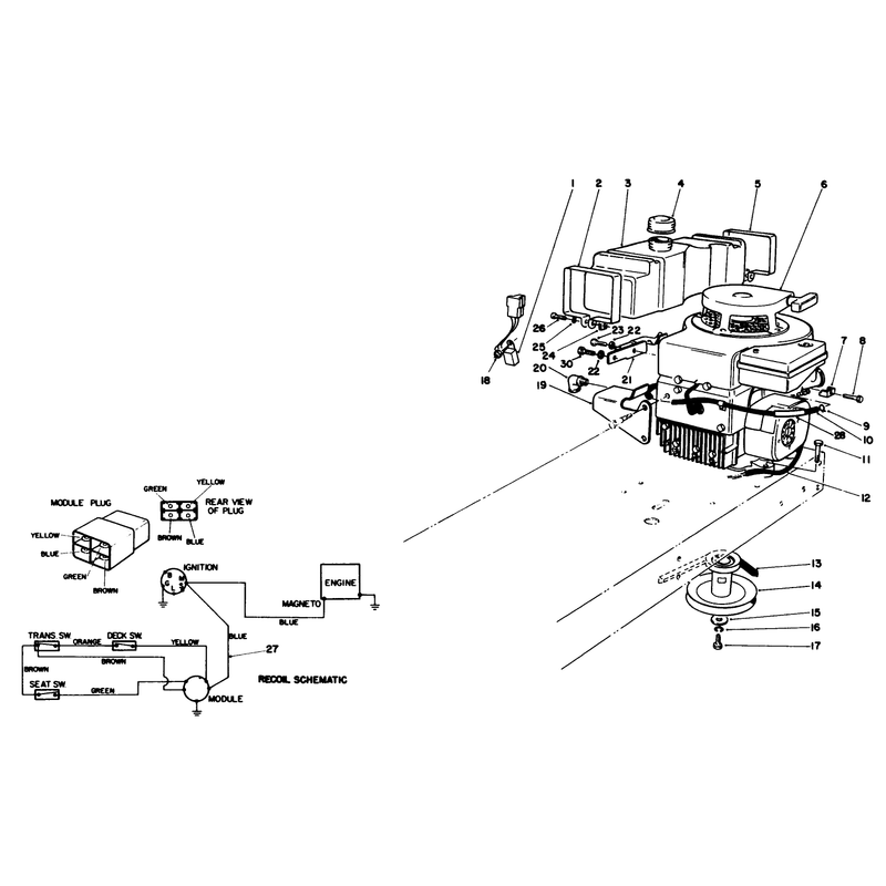 Engine Assembly (model No. 56138)