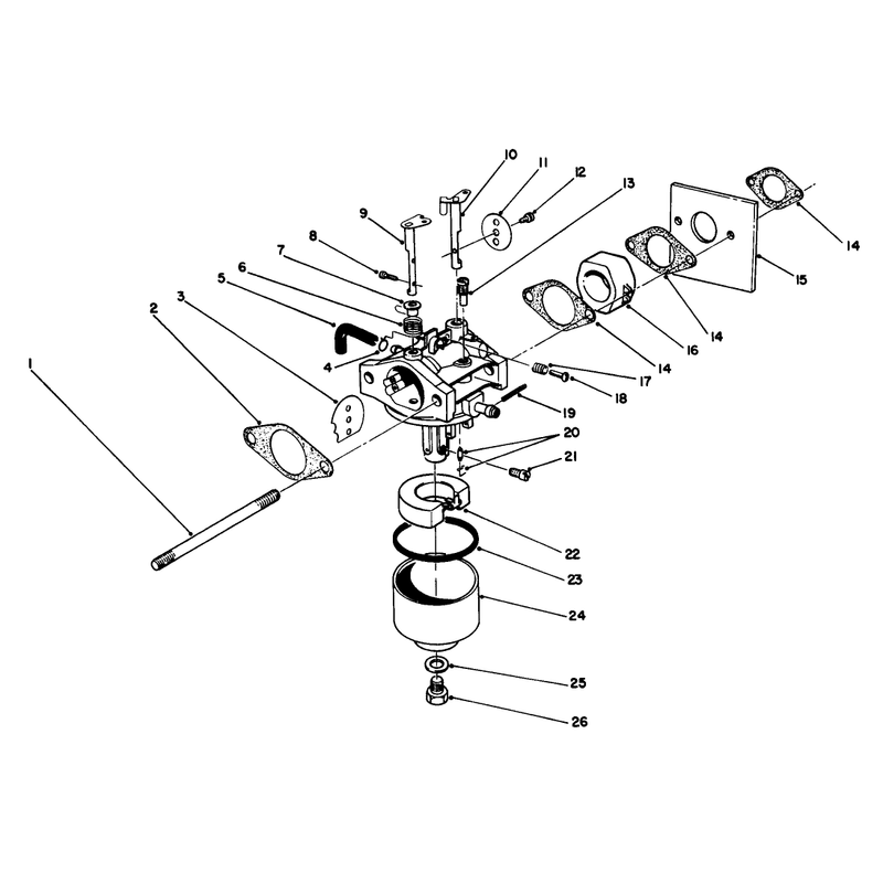 Carburetor Assembly Model No 47pk9-3