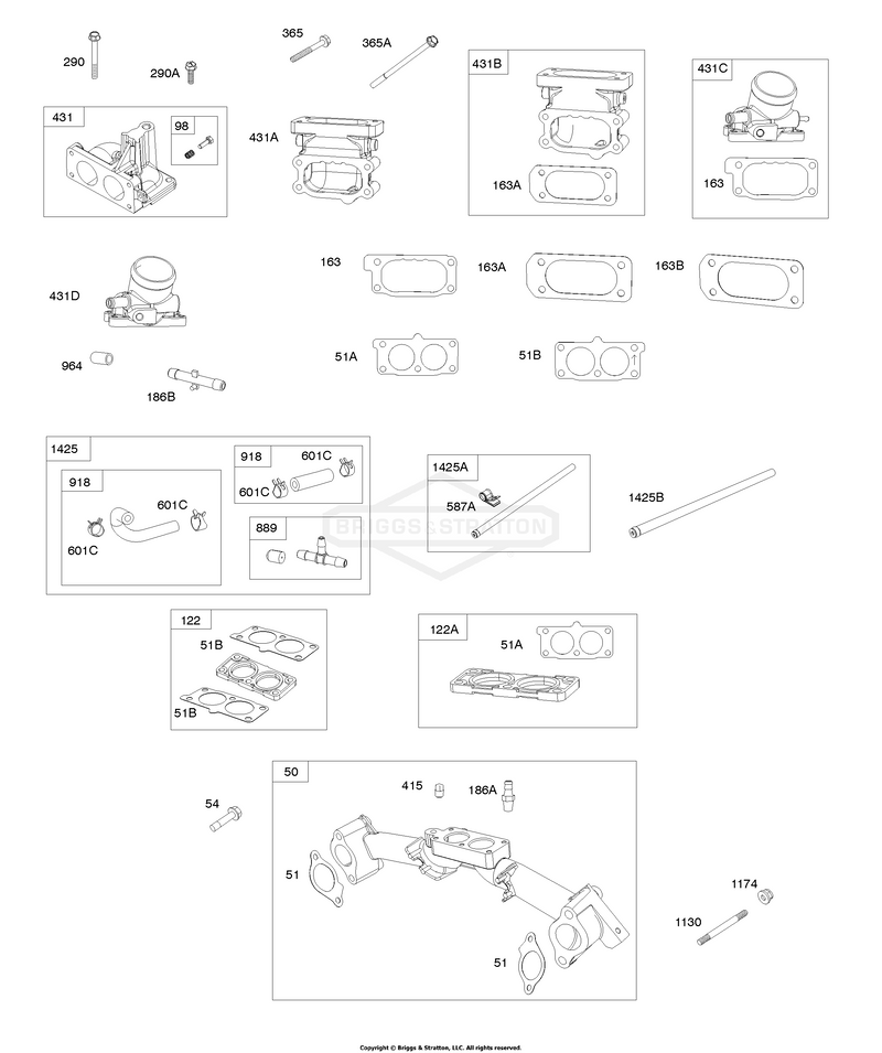Intake Elbows, Intake Manifold, Purge Lines