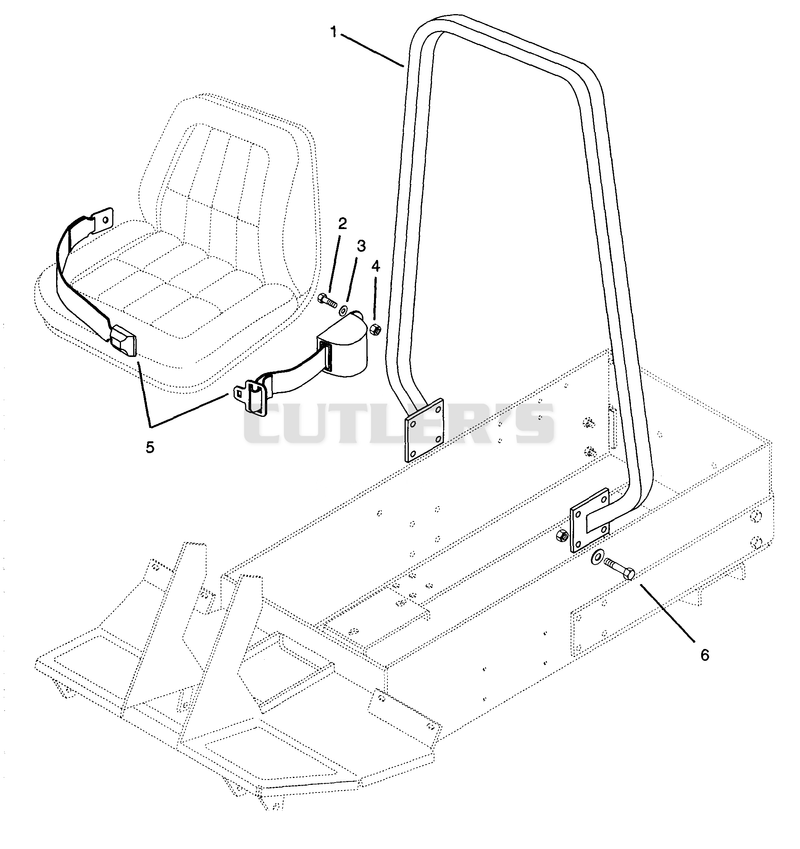 SEAT BELT & ROPS